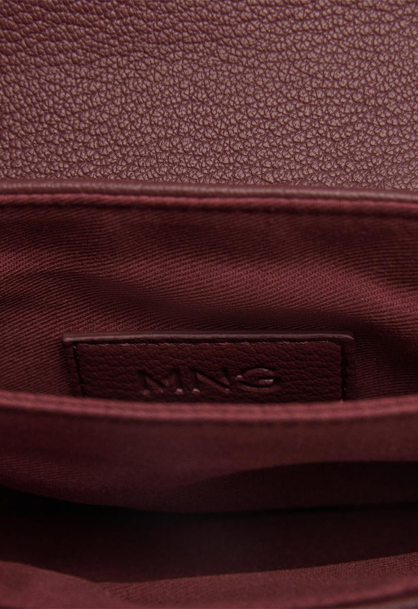 MANGO - Crossbody bag corina -dark red