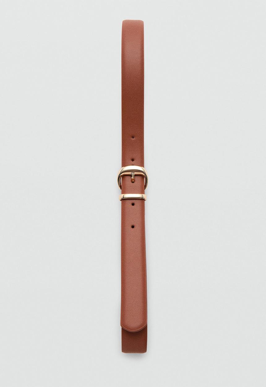 MANGO - Belt mestuds - brown