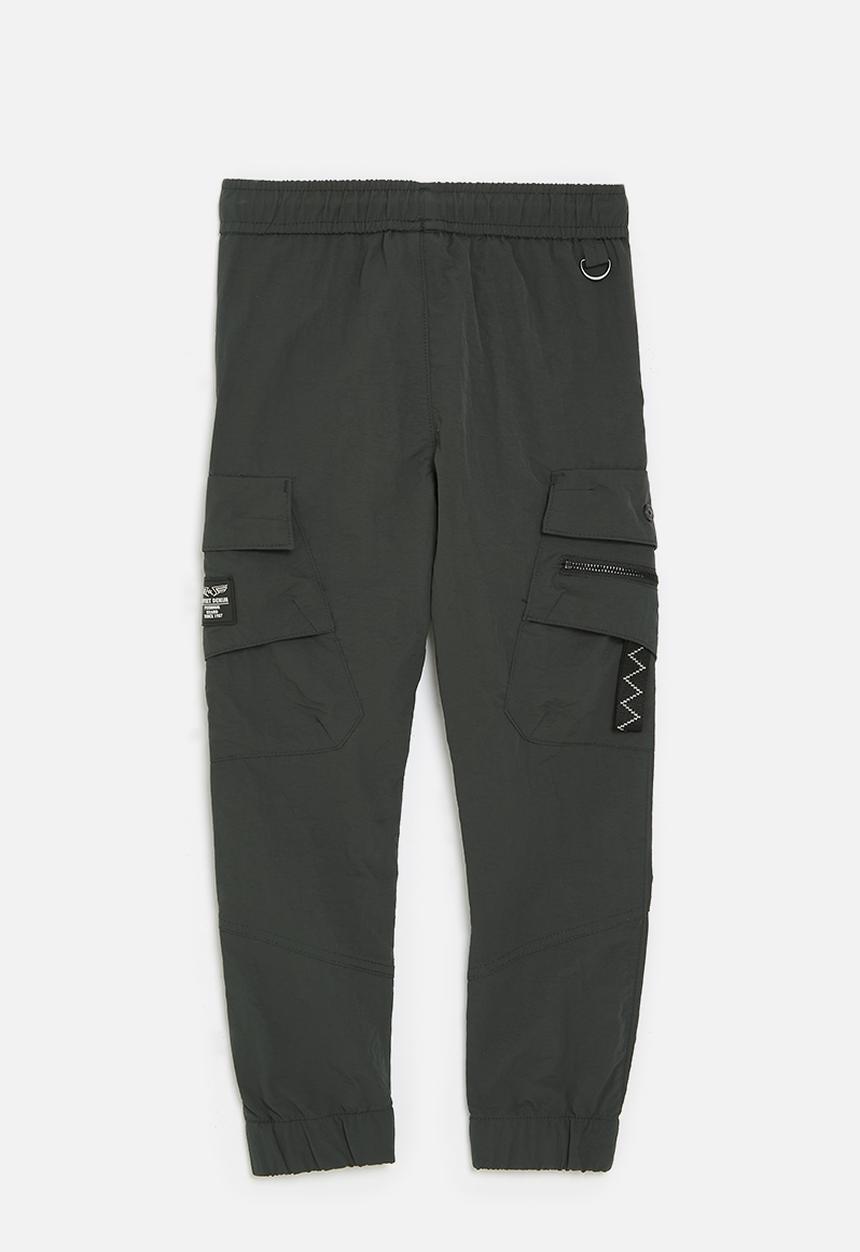 SOVIET - Boys fashion cargo jogger - dk grey