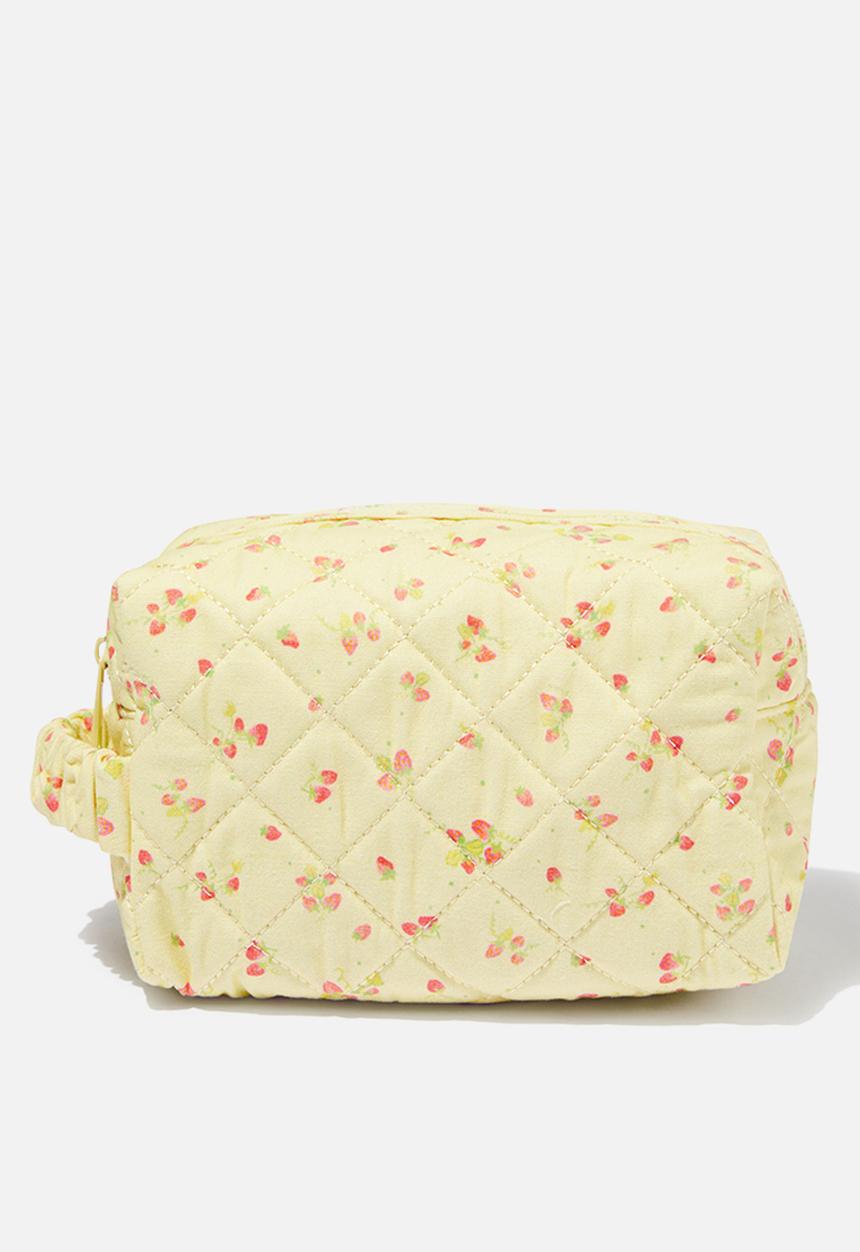 Cotton On - Cosmetic Case - Strawberry Polka Dot