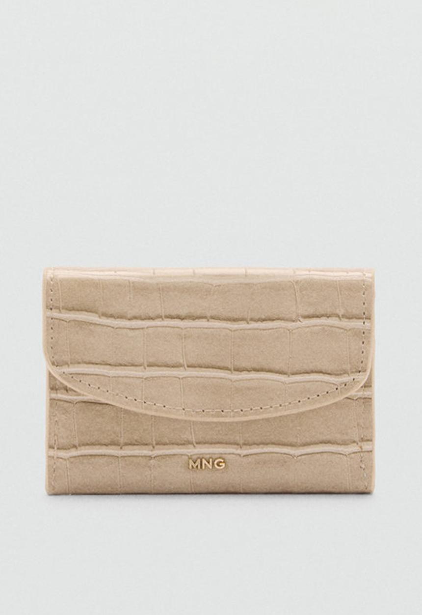 MANGO - Purse butter - light beige