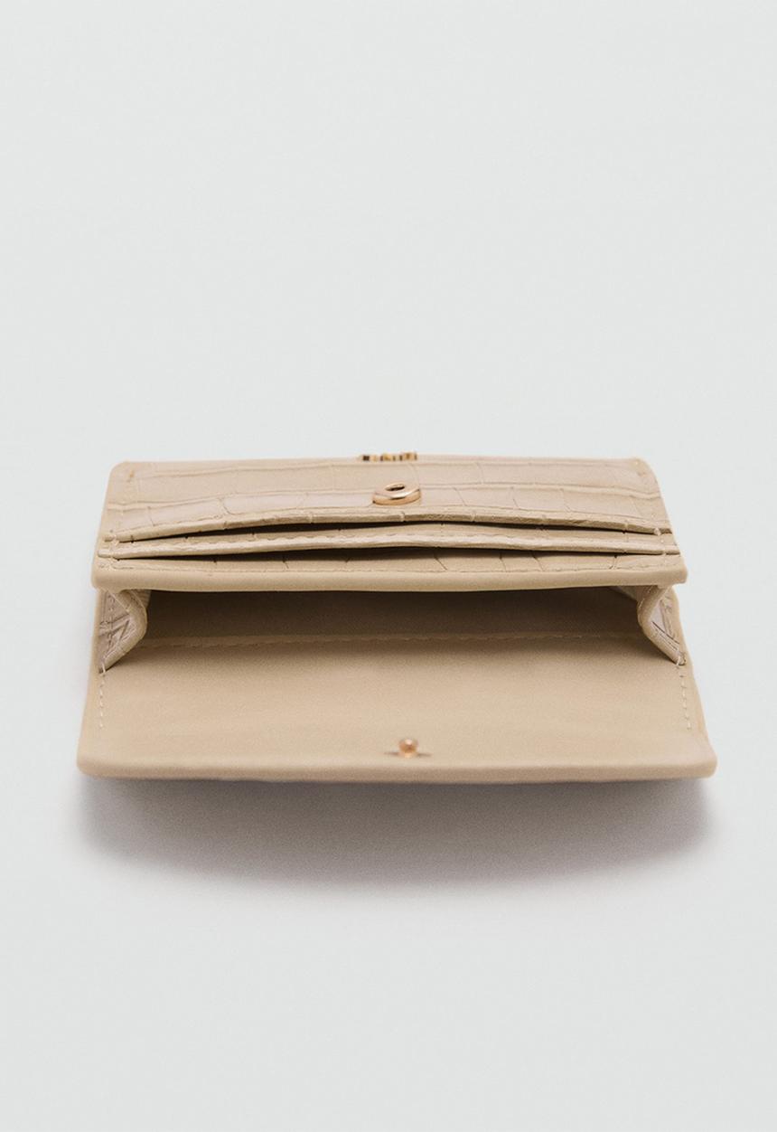 MANGO - Purse butter - light beige