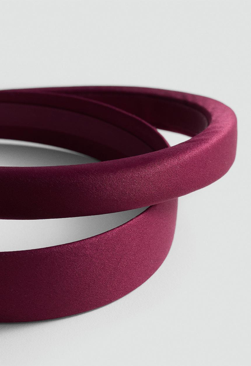 MANGO - Hairband carolyn - dark red