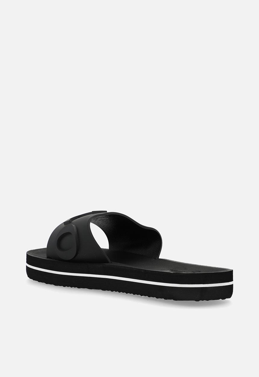 POLO - Platform convexed pool slide - black