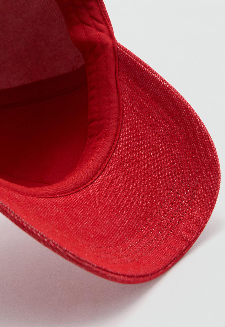 MANGO - Cap minimal - Red