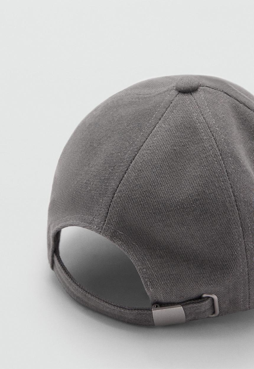 MANGO - Cap minimal - Open gray
