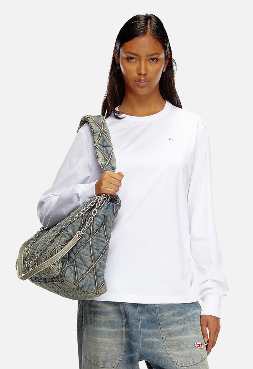 Diesel  - T-adjust-long sleeve -microdiv - white