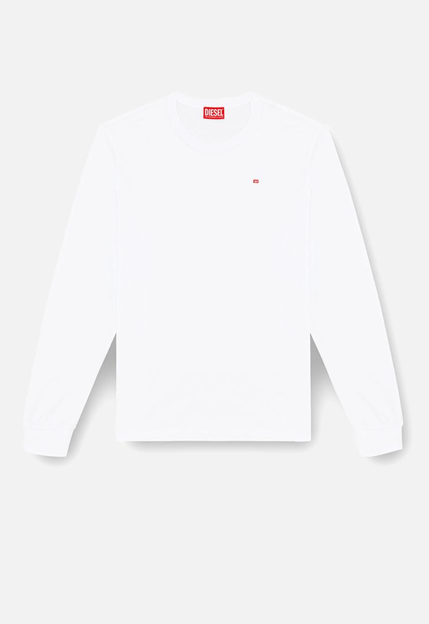 Diesel  - T-adjust-long sleeve -microdiv - white