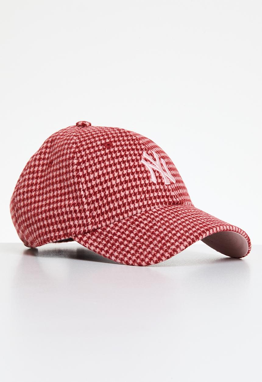 New Era - Female houndstooth 9forty® - red/white