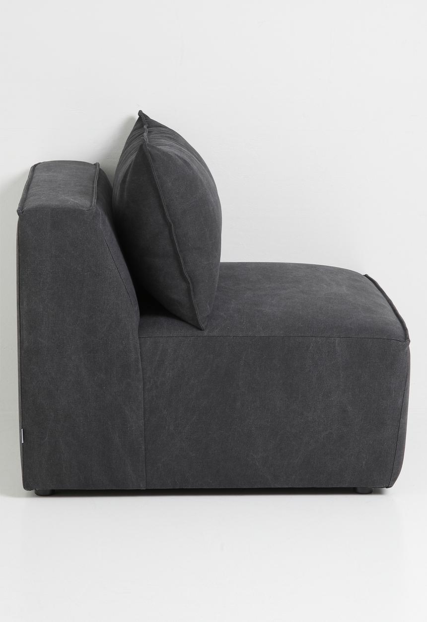 Zorora - Zola love seat no arm - capri graphite