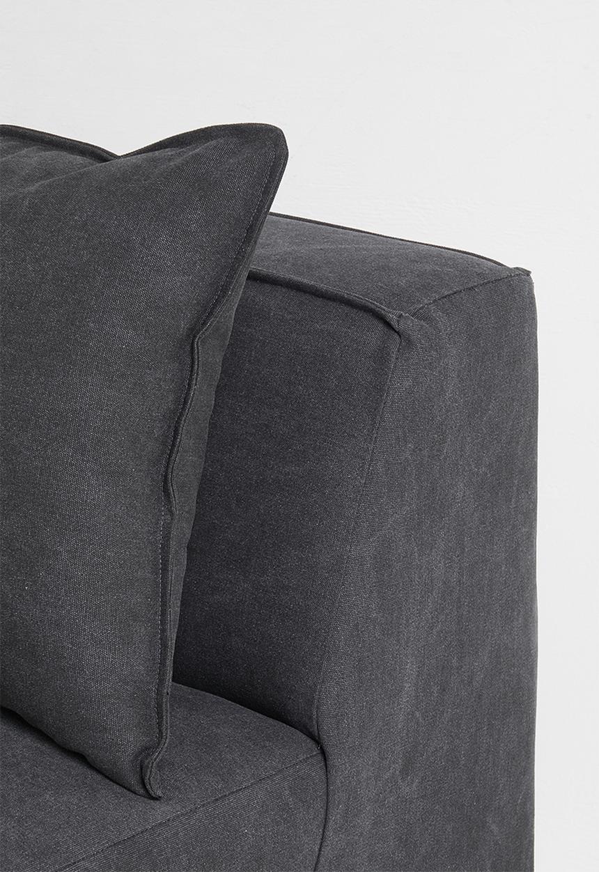 Zorora - Zola love seat no arm - capri graphite