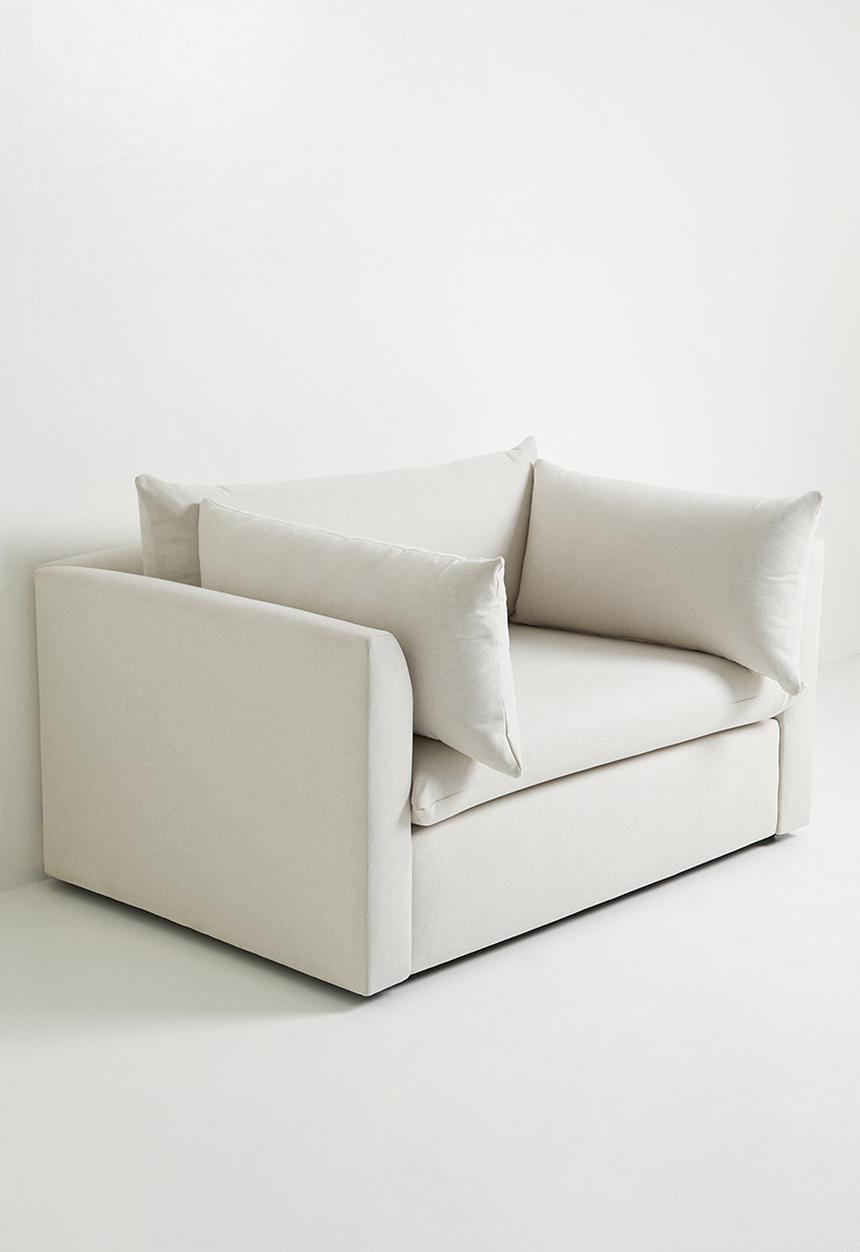 Zorora - Lira luxe loveseat - jordan alabaster 