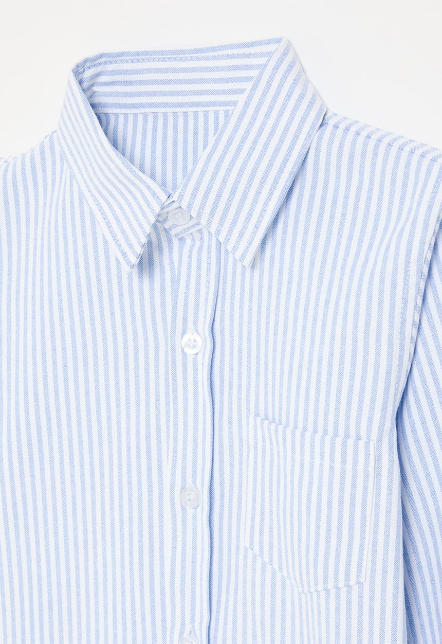 Pop Candy - Button down shirt - light blue
