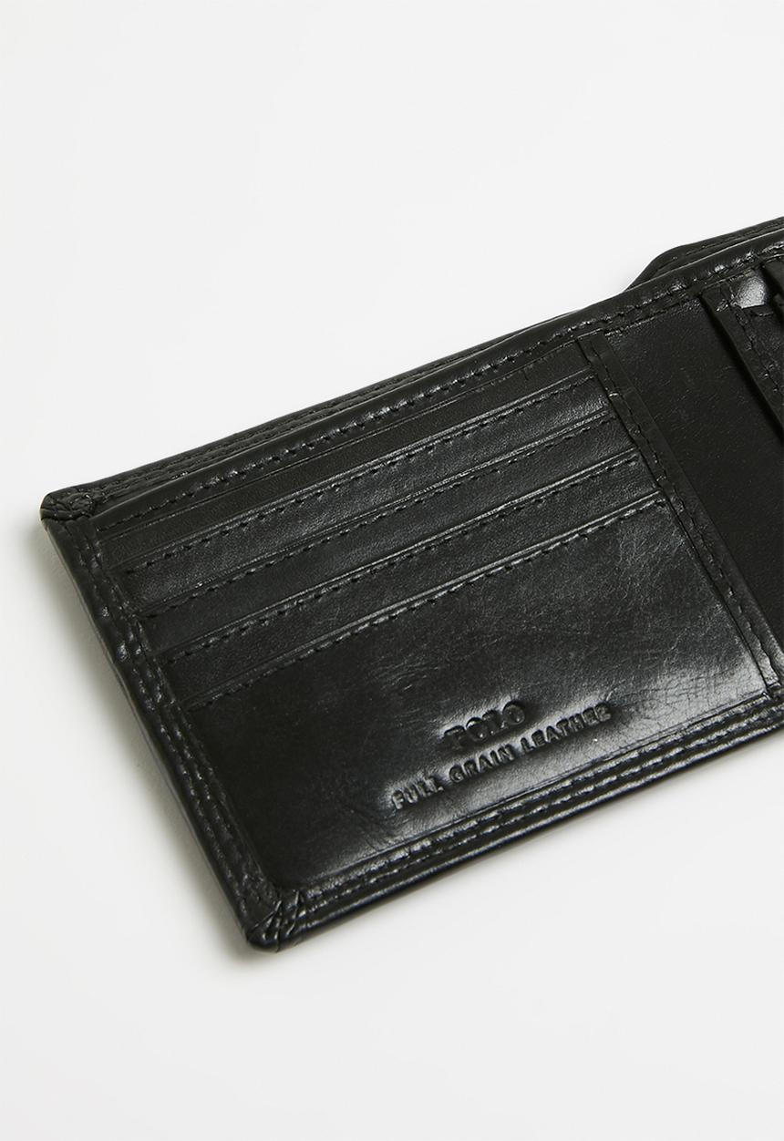 POLO - Small Multi Card And Coin Wallet - Black