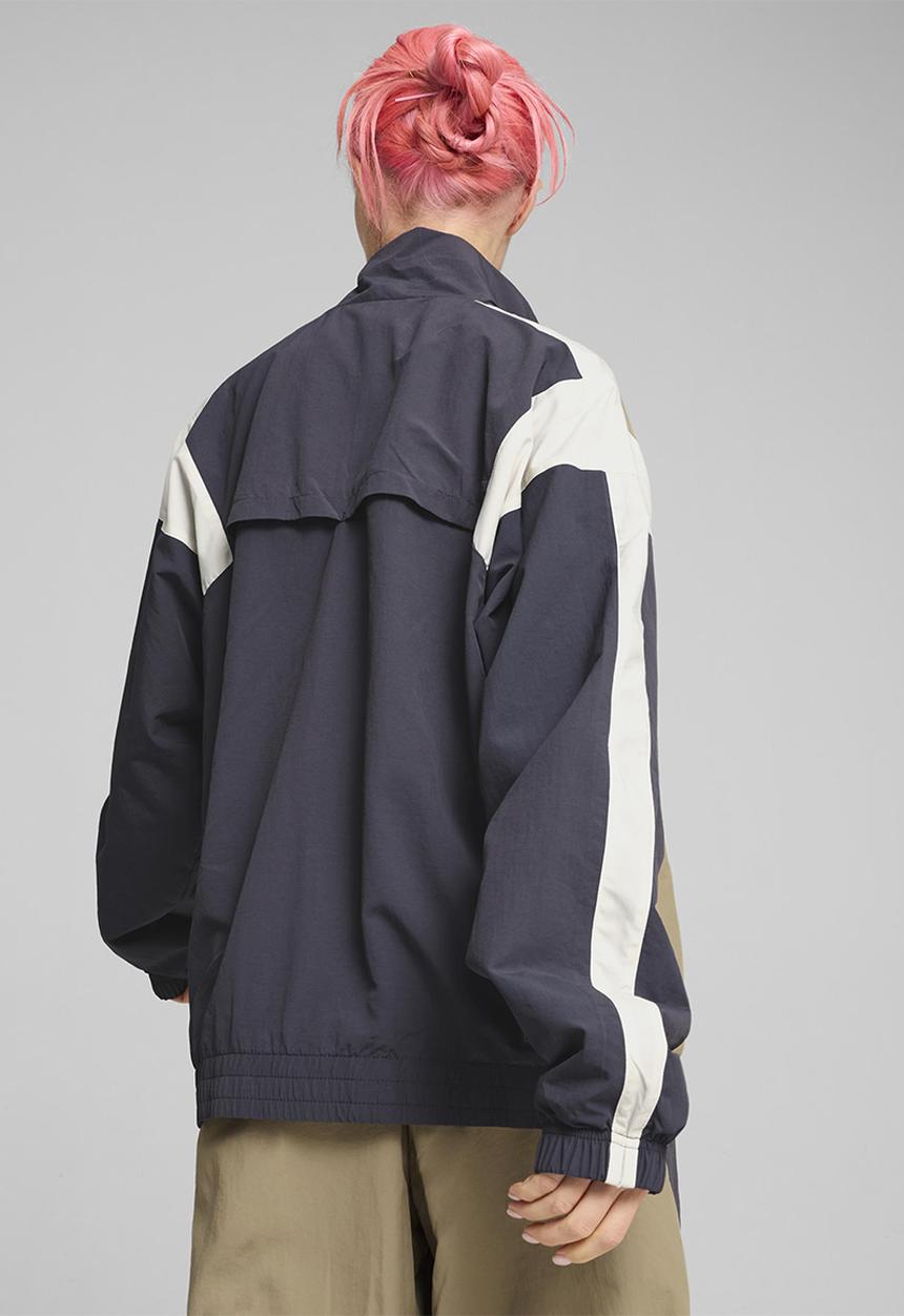 PUMA - Club de Course Archive Track Jacket WV - Oak Branch-Galactic Grey