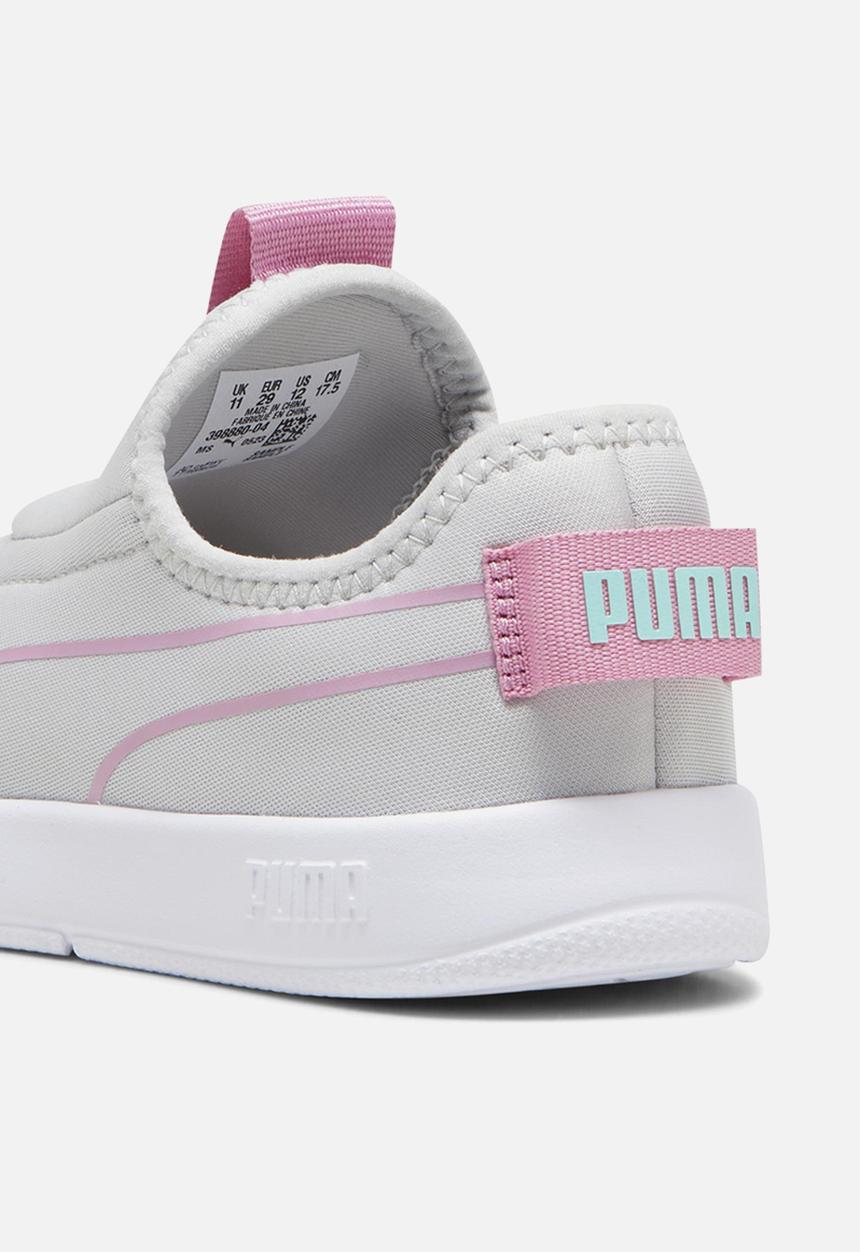 PUMA - Courtflex V3 Slip On Ps - Cool Light Gray-Mauved Out
