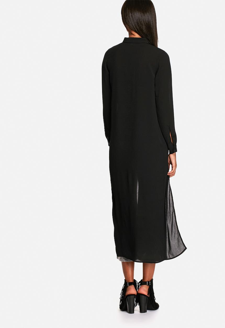 Neon Rose - Keyhole maxi shirt 