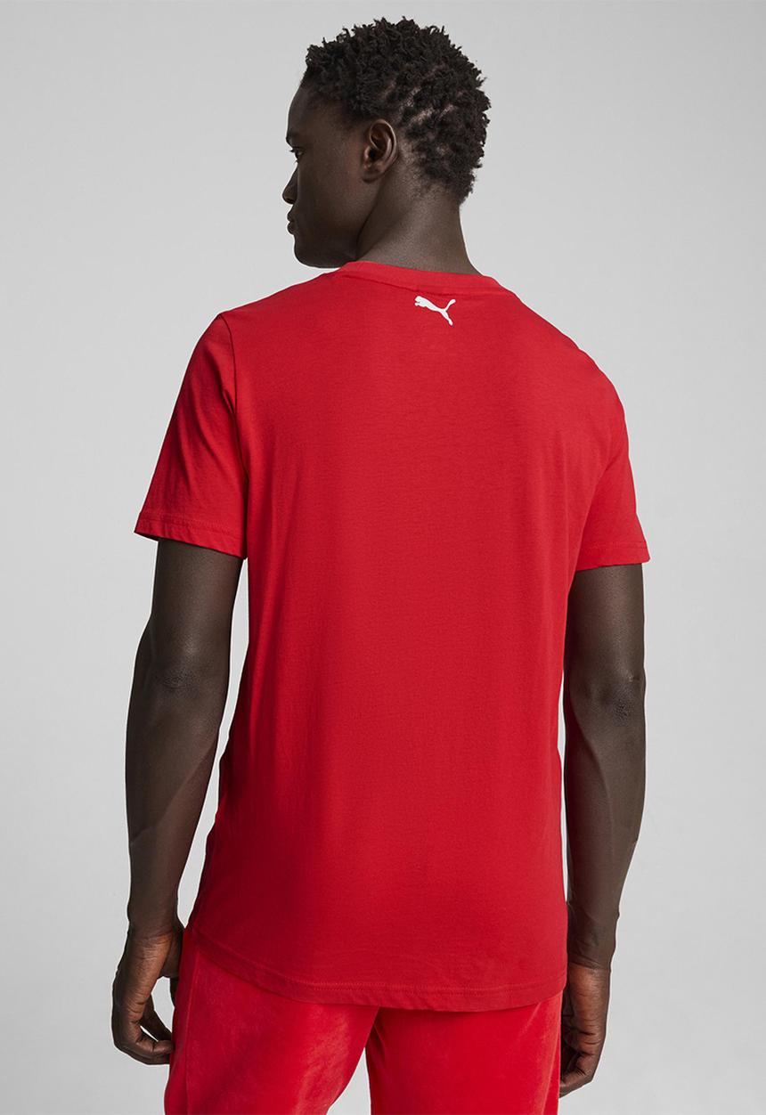 PUMA - Ferrari Race Big Shield Tee - Rosso Corsa