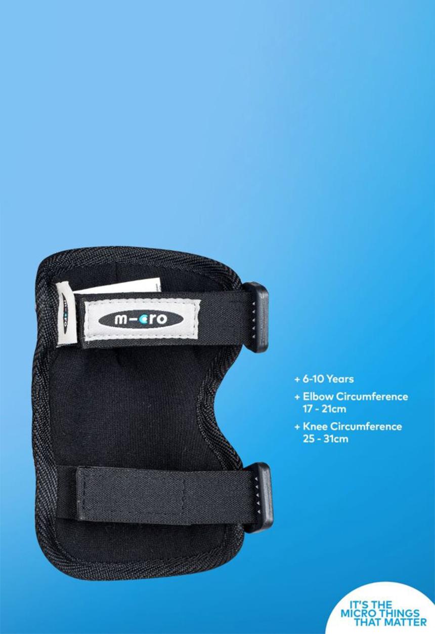 MICRO - Knee and elbow pads black: medium - black