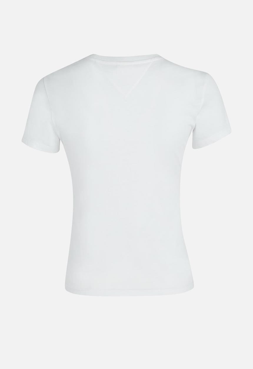 Tommy Hilfiger - Plus tjw slim essential logo 1 short sleeve ext - white