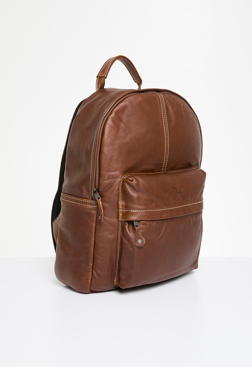 Thandana - Travel backpack - tobac leather