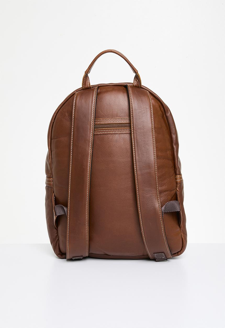 Thandana - Travel backpack - tobac leather