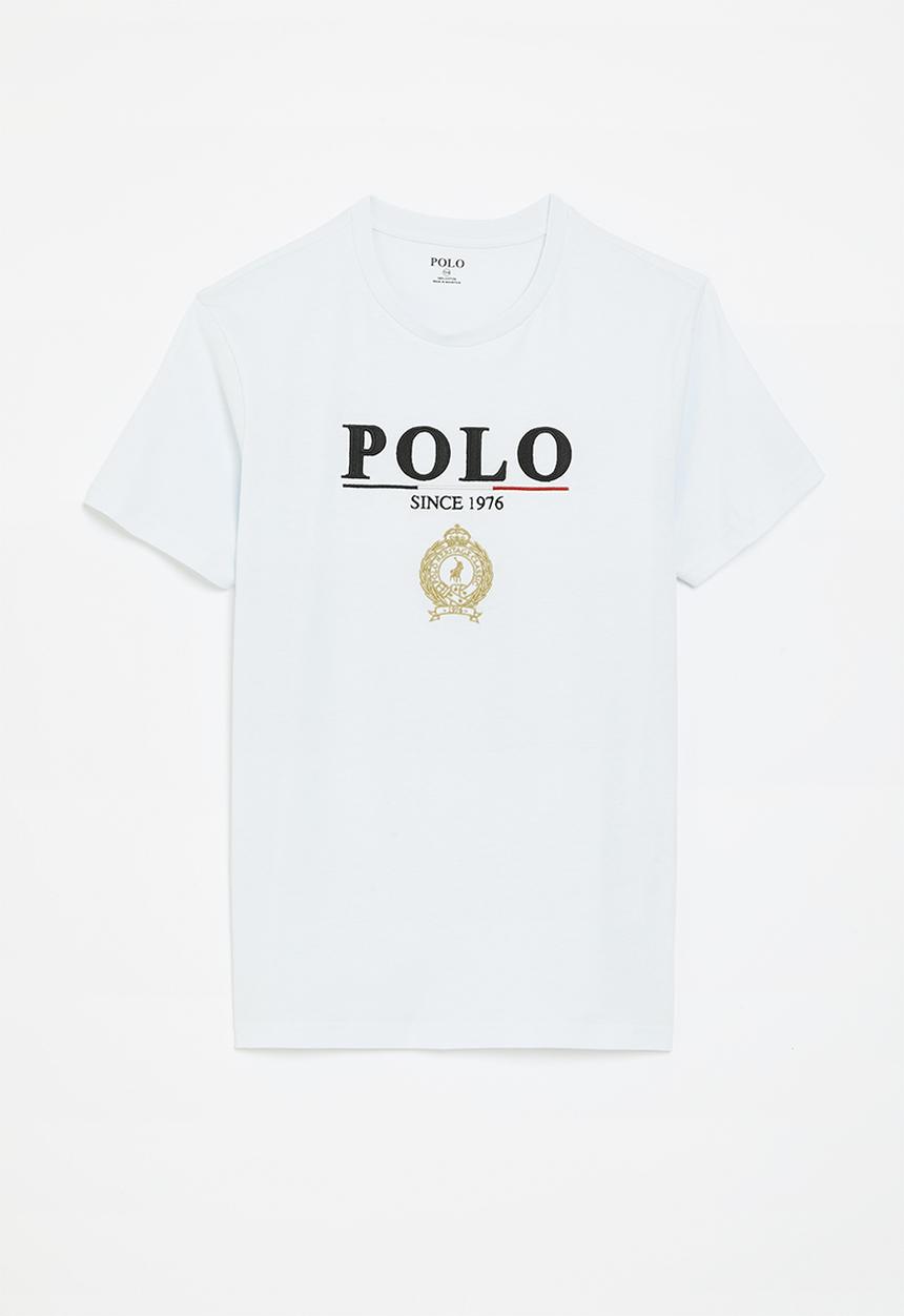 POLO - Boys logan crested short sleeve tee - ice blue