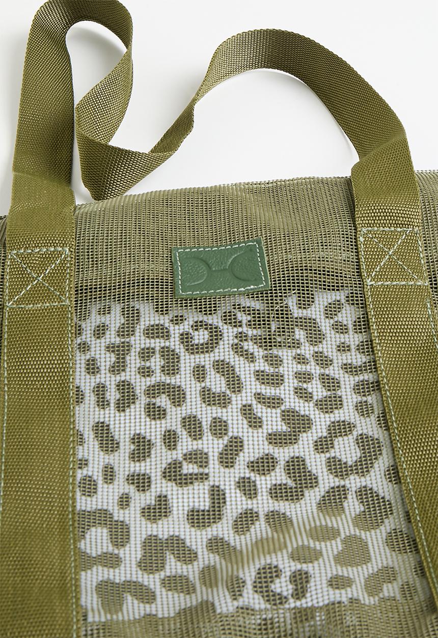 Thandana - Meshie large mesh bag - olive