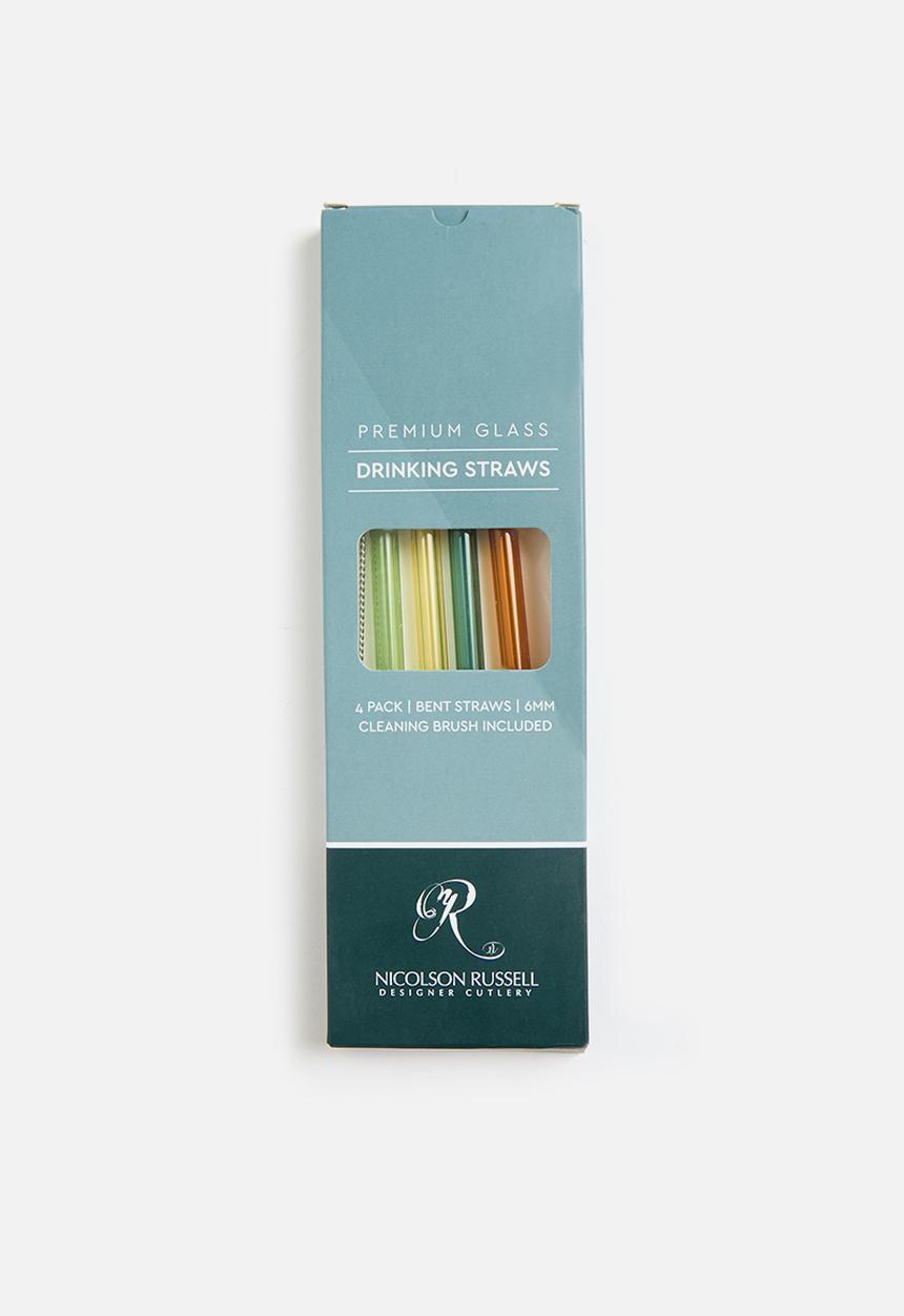 Nicolson Russell - Vintage glass straw set of 4 - Multi