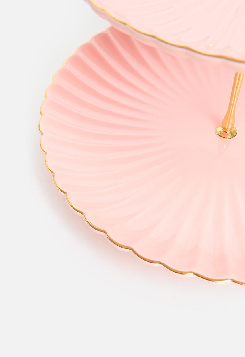 Nicolson Russell - 3 Tier Cake Stand - Pink