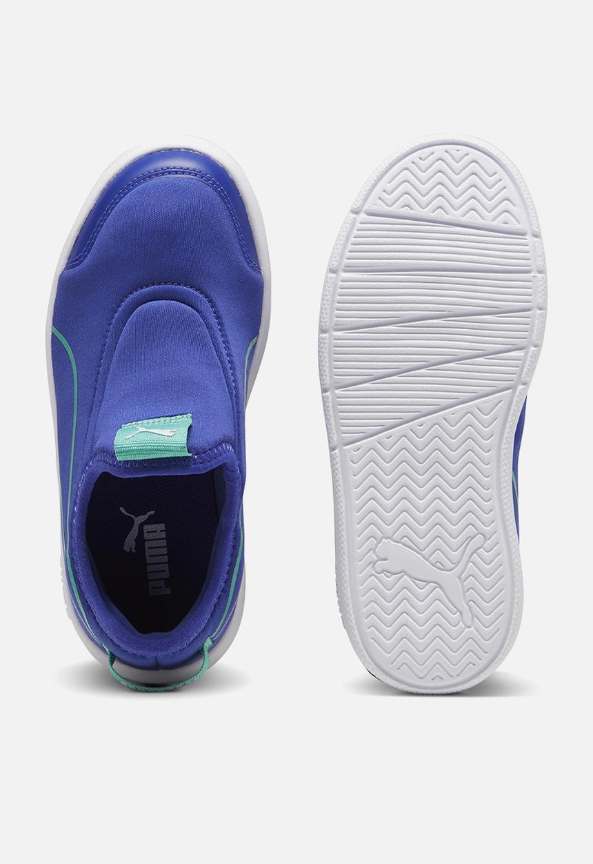PUMA - Courtflex V3 Slip On Ps - Lapis Lazuli-Jade Frost