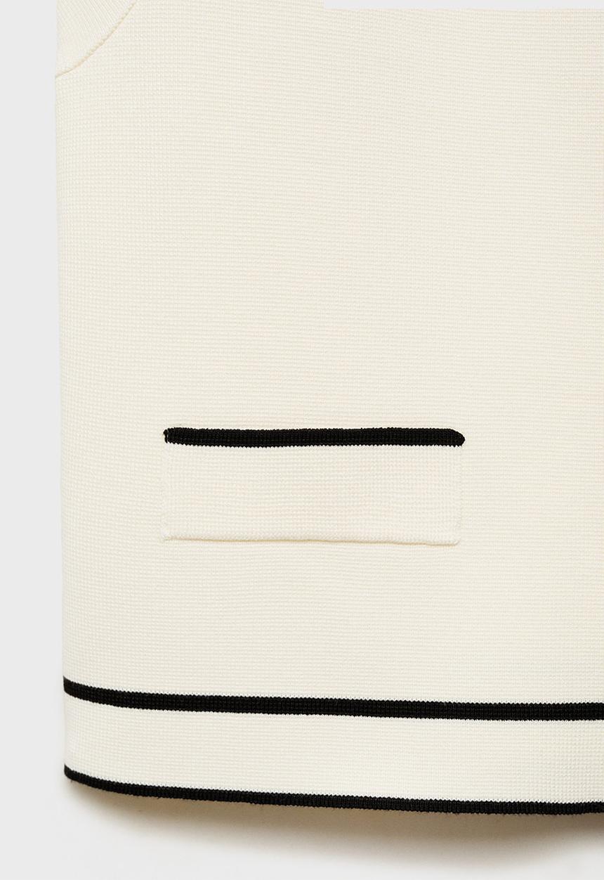 MANGO - Plus Vest Como - Light Beige