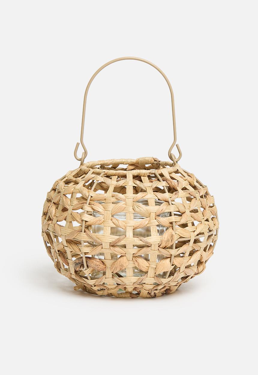 H&S - Calabash candle lantern - Natural