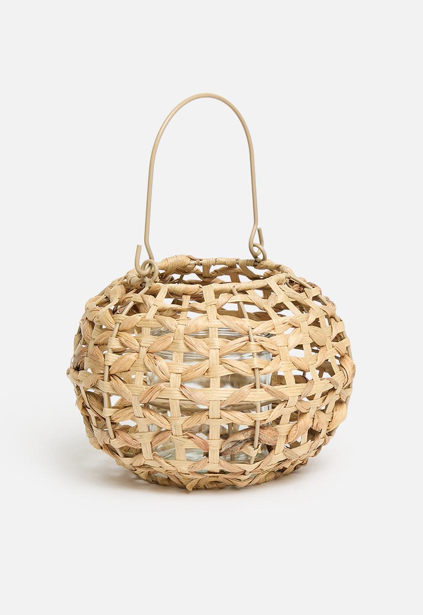H&S - Calabash candle lantern - Natural