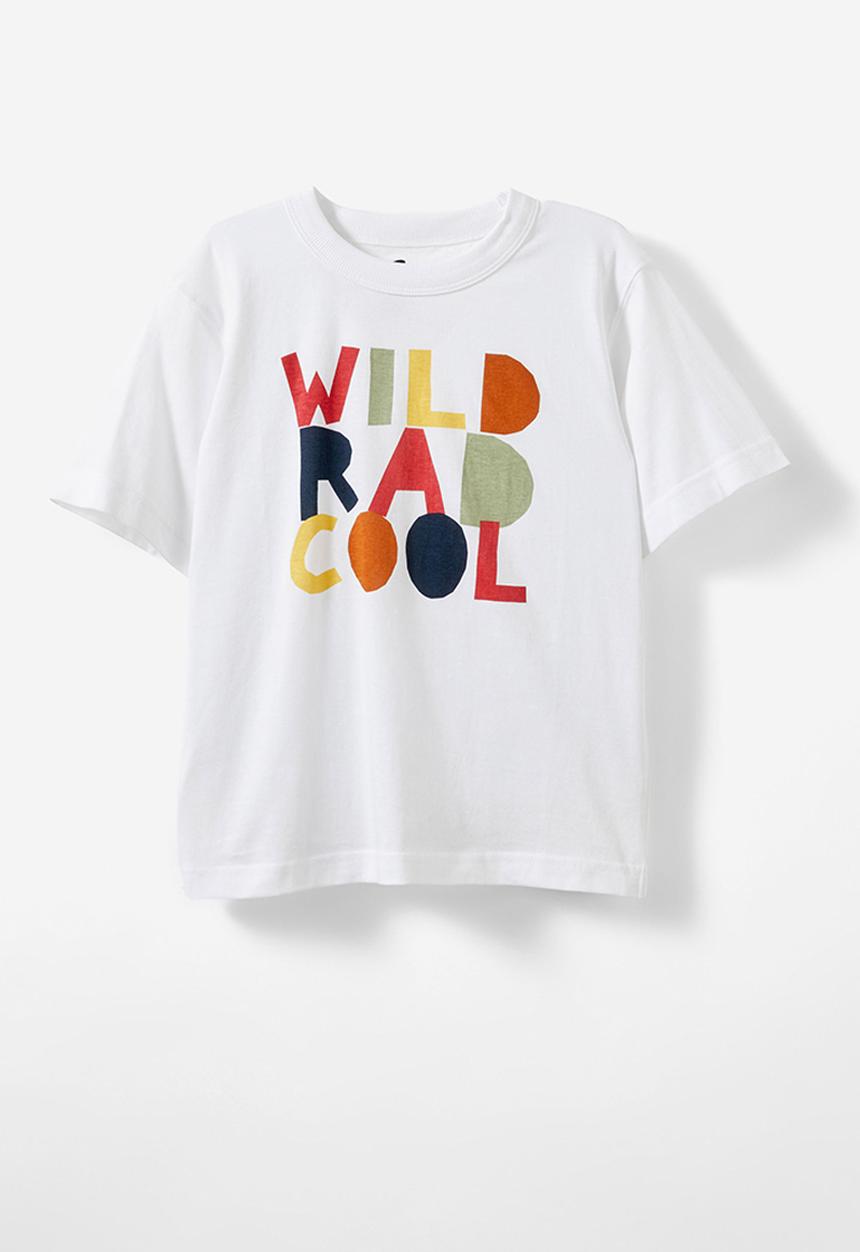 Cotton On - Jonny short sleeve print tee - white/wild rad cool