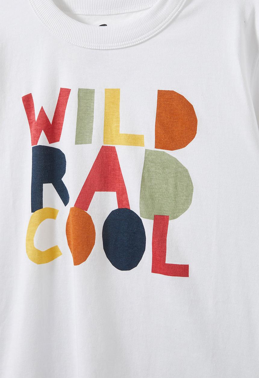 Cotton On - Jonny short sleeve print tee - white/wild rad cool
