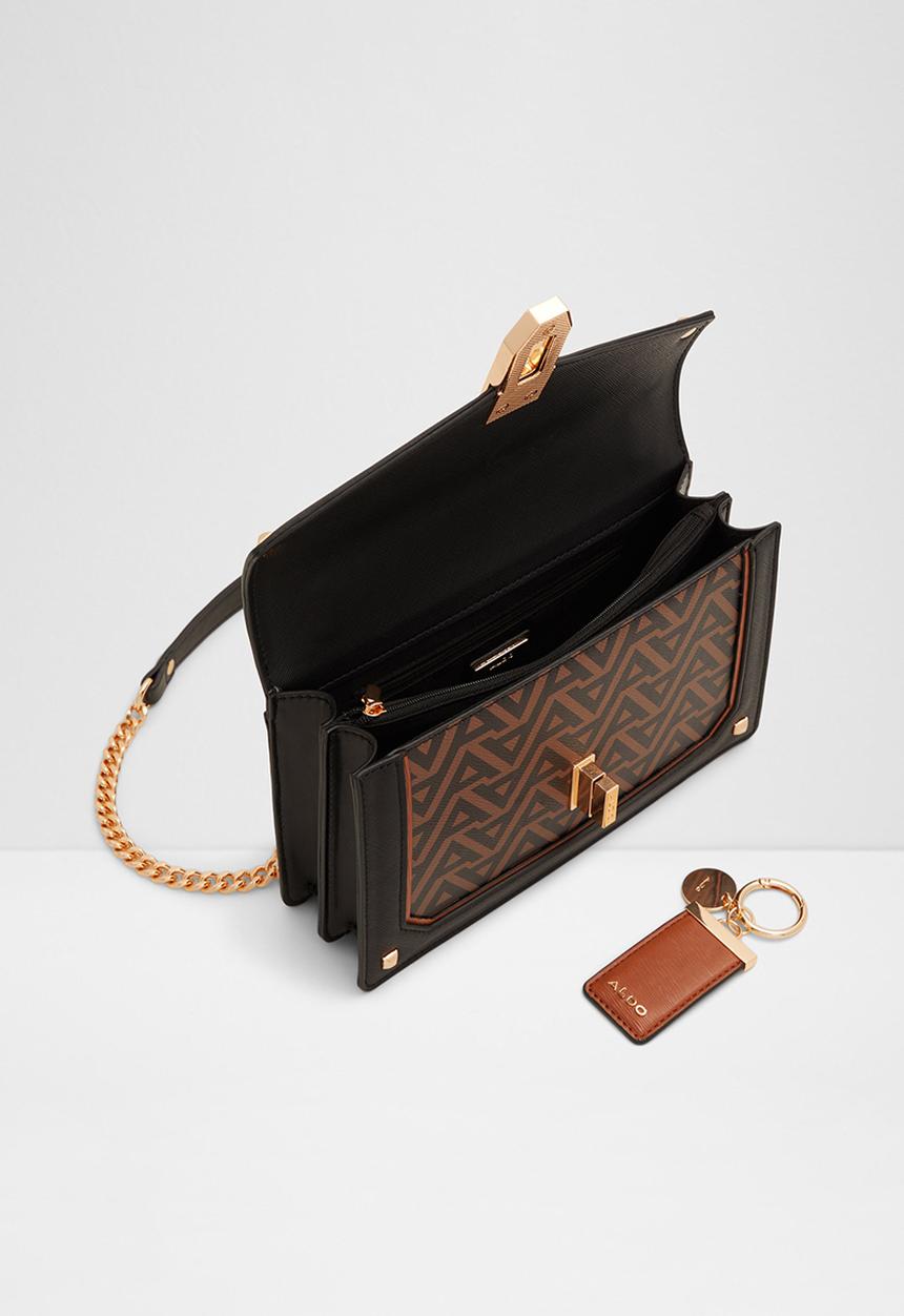 ALDO - Lanassi crossbody bag- brown overflow