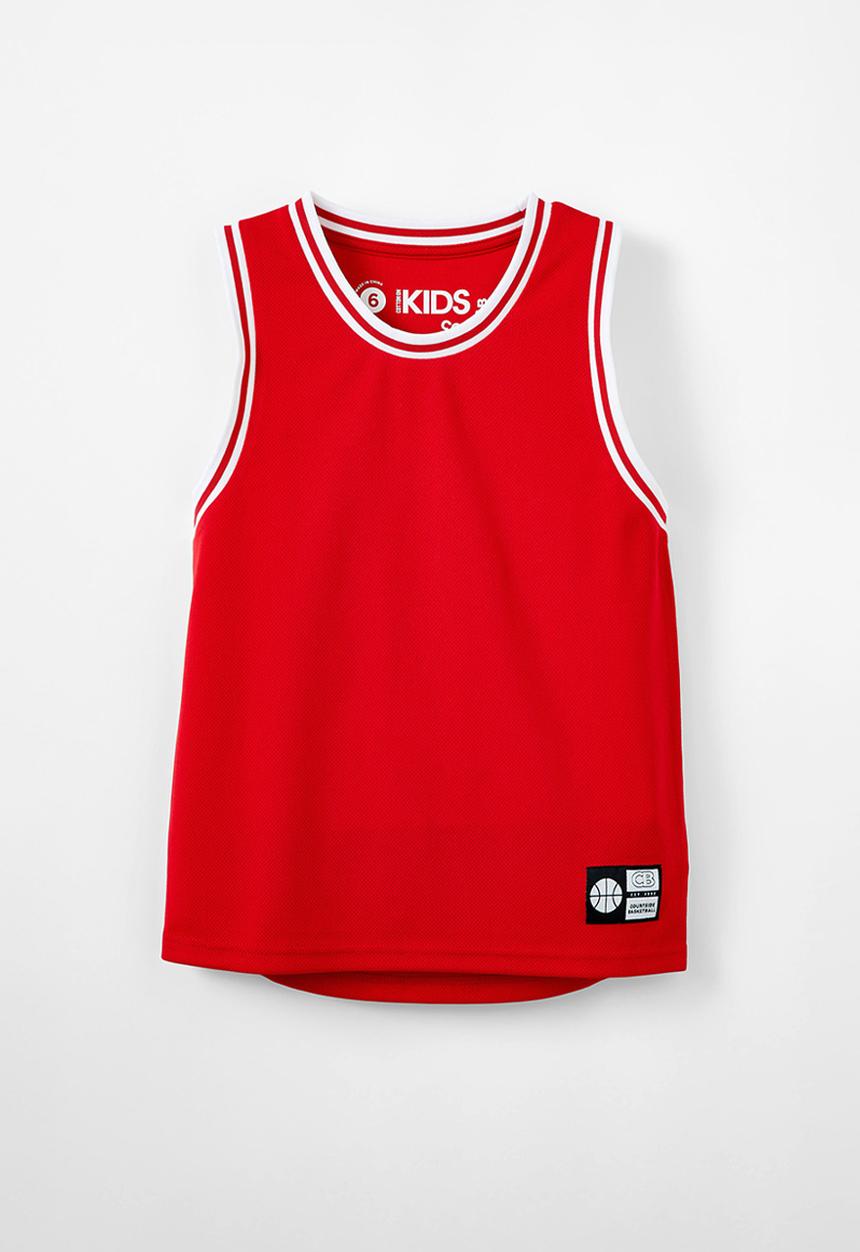 Cotton On - Braxton basketball tank - varsity red