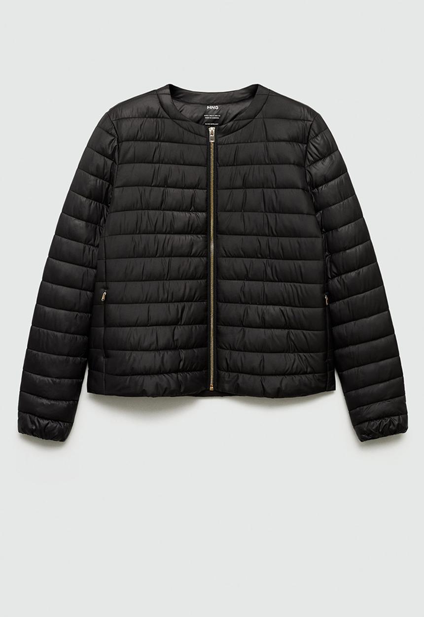 MANGO - Plus Puffer Coat Blandi - Black