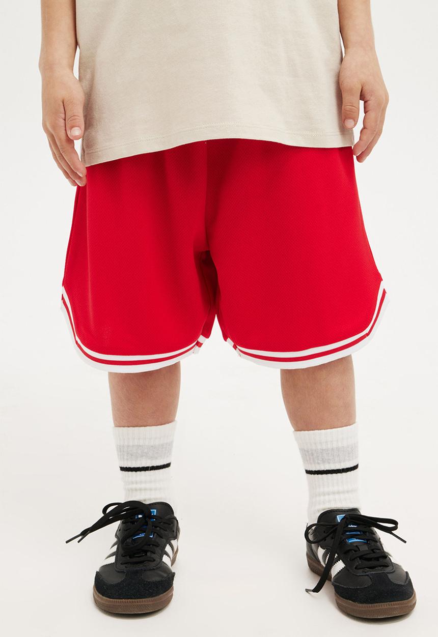 Cotton On - Braxton basketball short - varsity red