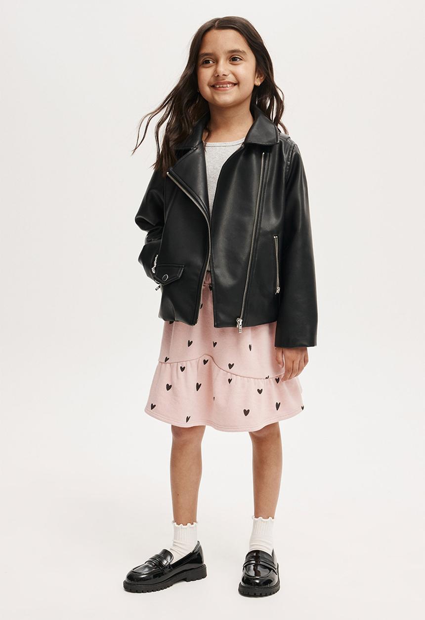 Cotton On - Everly fleece skirt - zephyr/hearts