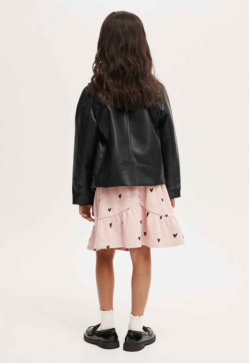 Cotton On - Everly fleece skirt - zephyr/hearts