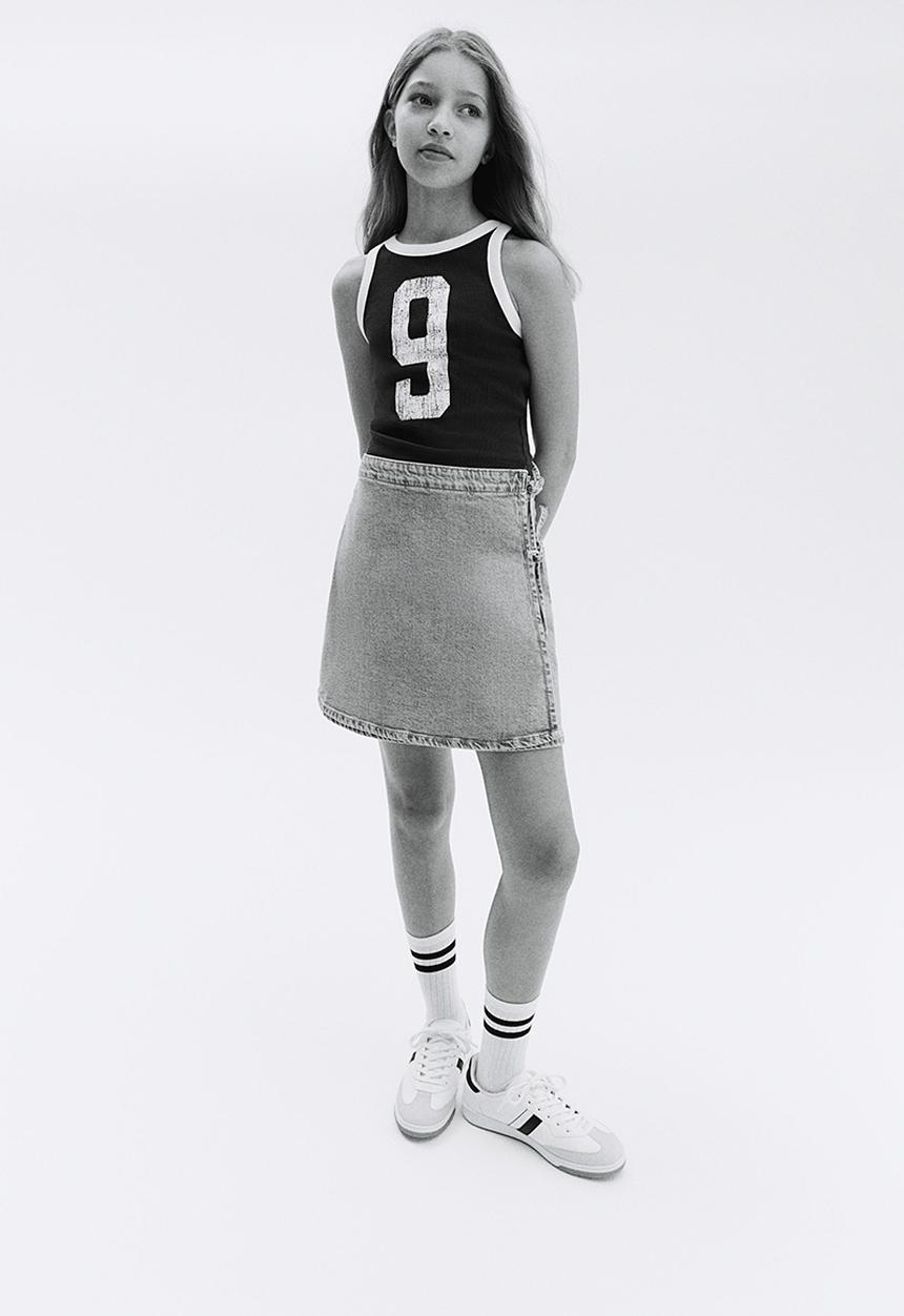 H&M - Ribbed vest top - navy blue
