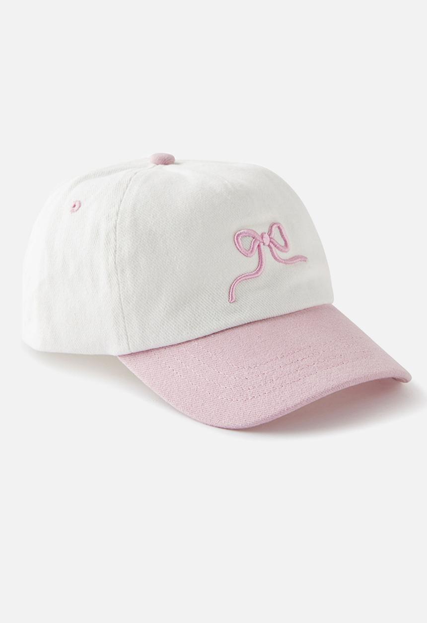 Cotton On - Kids sports club cap - bow/zephyr