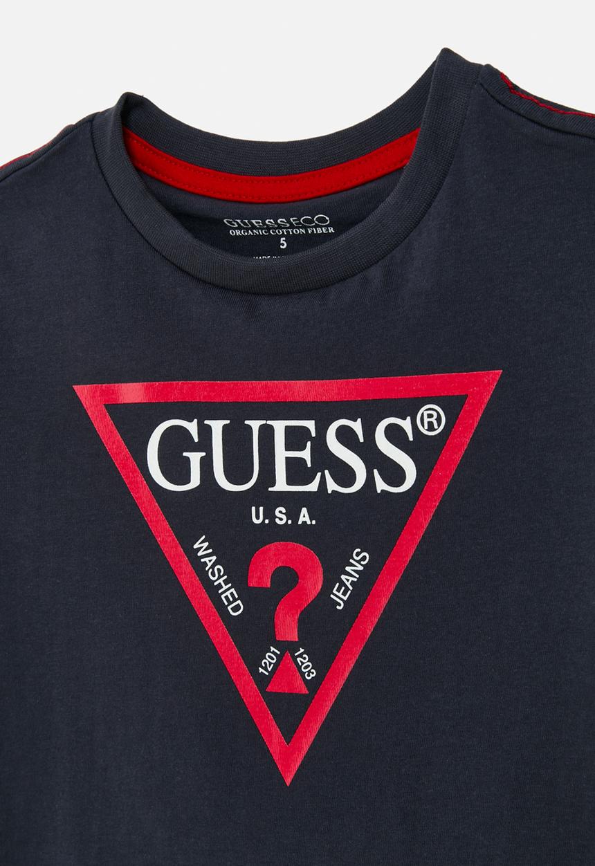 GUESS - Short sleeve T-shirt core - smart blue