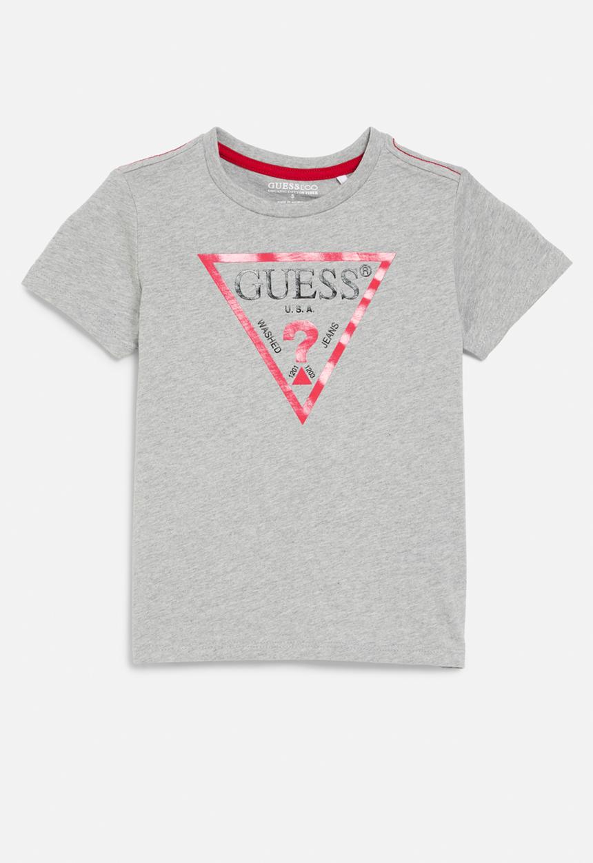 GUESS - Short sleeve T-shirt core - light heather grey