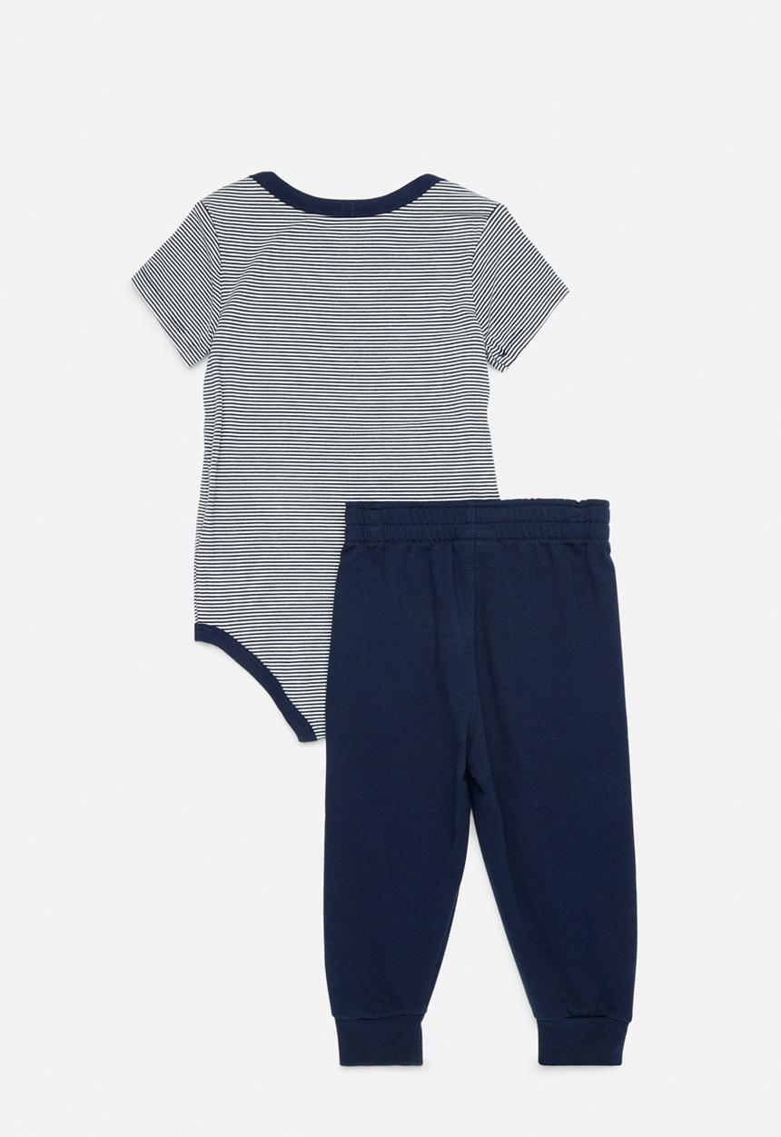 Nike - Nkn 2 pc striped ss bsps - midnight navy