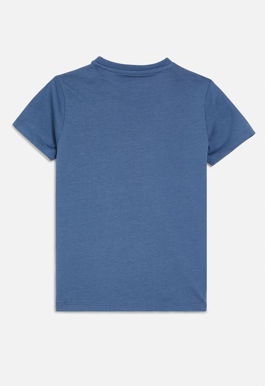 GUESS - Short sleeve T-shirt - indaco paper