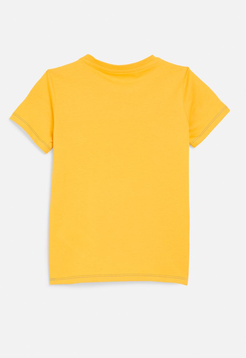 GUESS - Short sleeve T-shirt - muddy gold