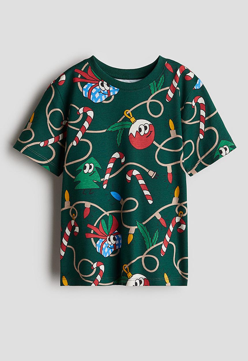 H&M - Printed t-shirt - green